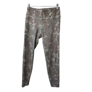 Becca Mauve Camo Workout Leggings L